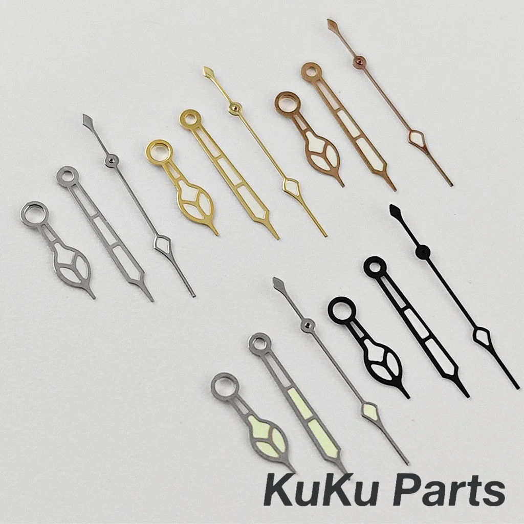 NH35 Kathedrale Zeiger Silber Gold Schwarz Roségold Zeiger Fit NH34 NH35 NH36 NH38 NH70 Uhrwerk Uhren Zeiger Grün Leuchtend