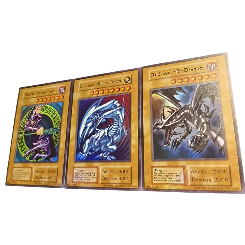 Anime Yu-Gi-Oh Refraction Game Collectible Cards Tormentor Slifer the Sky Dragon Black Magician Toys for boys Birthday Present