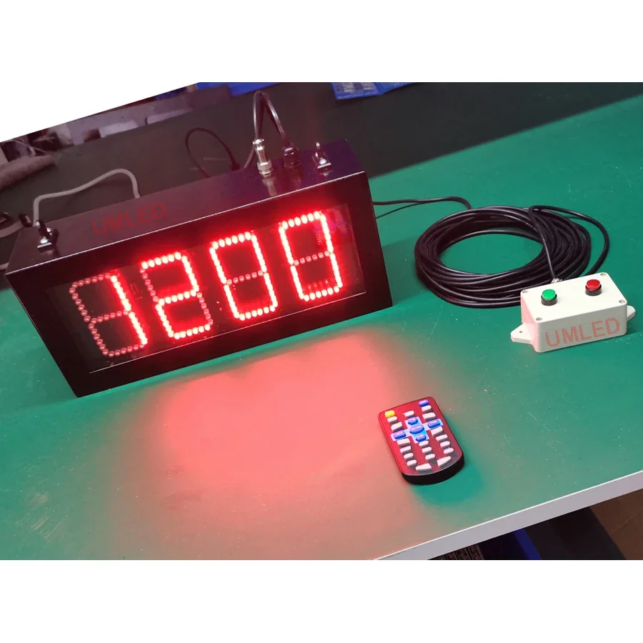 Relógio de contagem regressiva interno externo display digital led temporizador de contagem regressiva dia hora minuto segundo