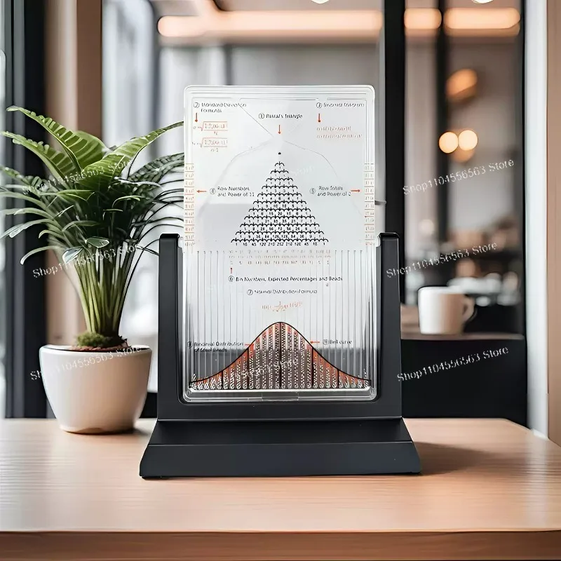 Galton Board Normal Distribution Model, Plate Ornament Math Teaching Aids Probability Physics Experiment Toy