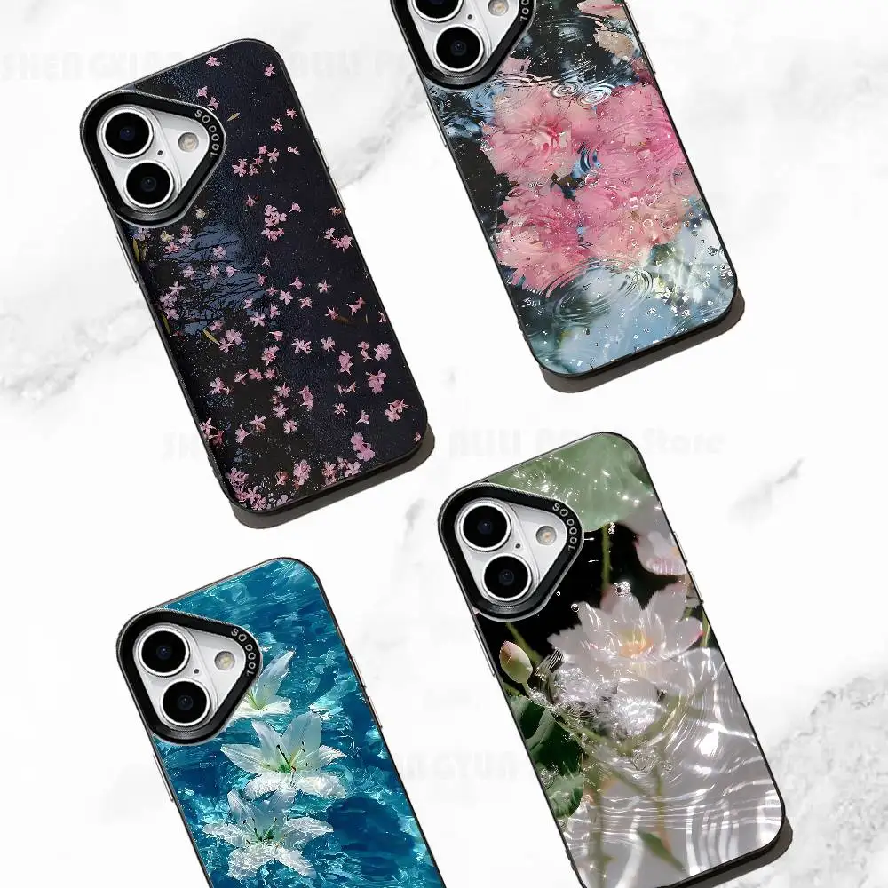 

Flowers Floating On The Water Phone Case For IPhone 17 16e 16 15 14 13 12 11 Pro Max X XR XS MAX Back Cover