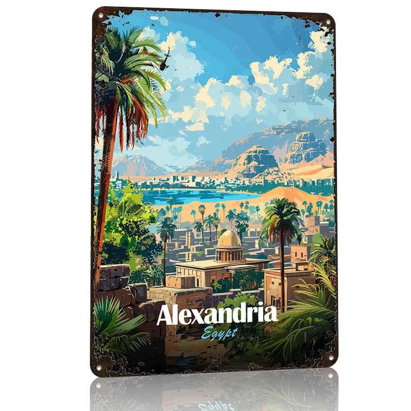 Pôster de Viagem de Alexandria - Travel Accessories Egypt avaliação e preço