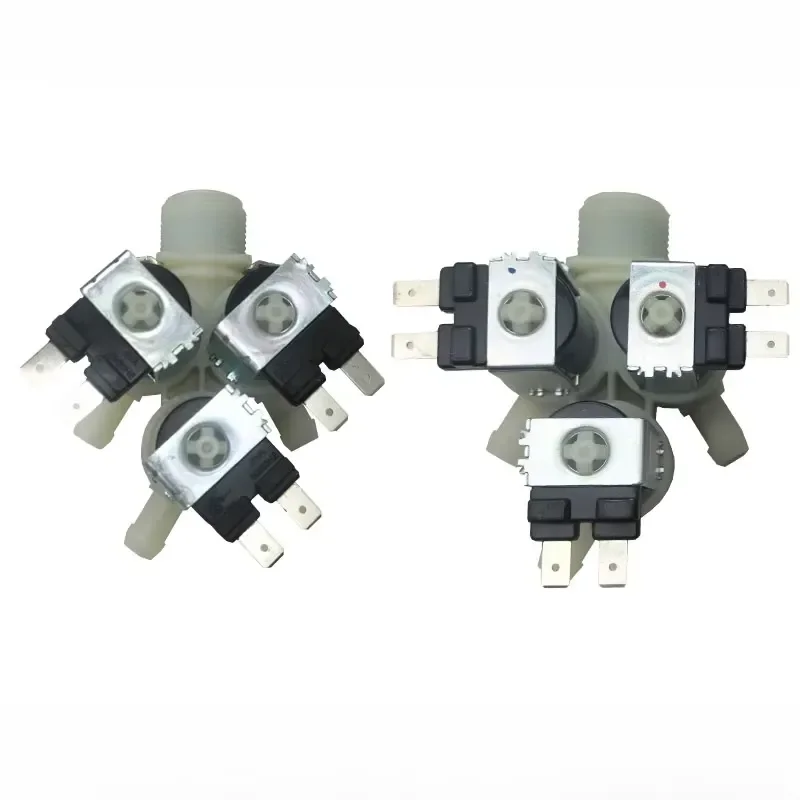 for mi XHQG80MJ201W XHQG100MJ01 3 Way Water Inlet Solenoid Valve Replacement Part Compatible with Tumble Dryer Washing