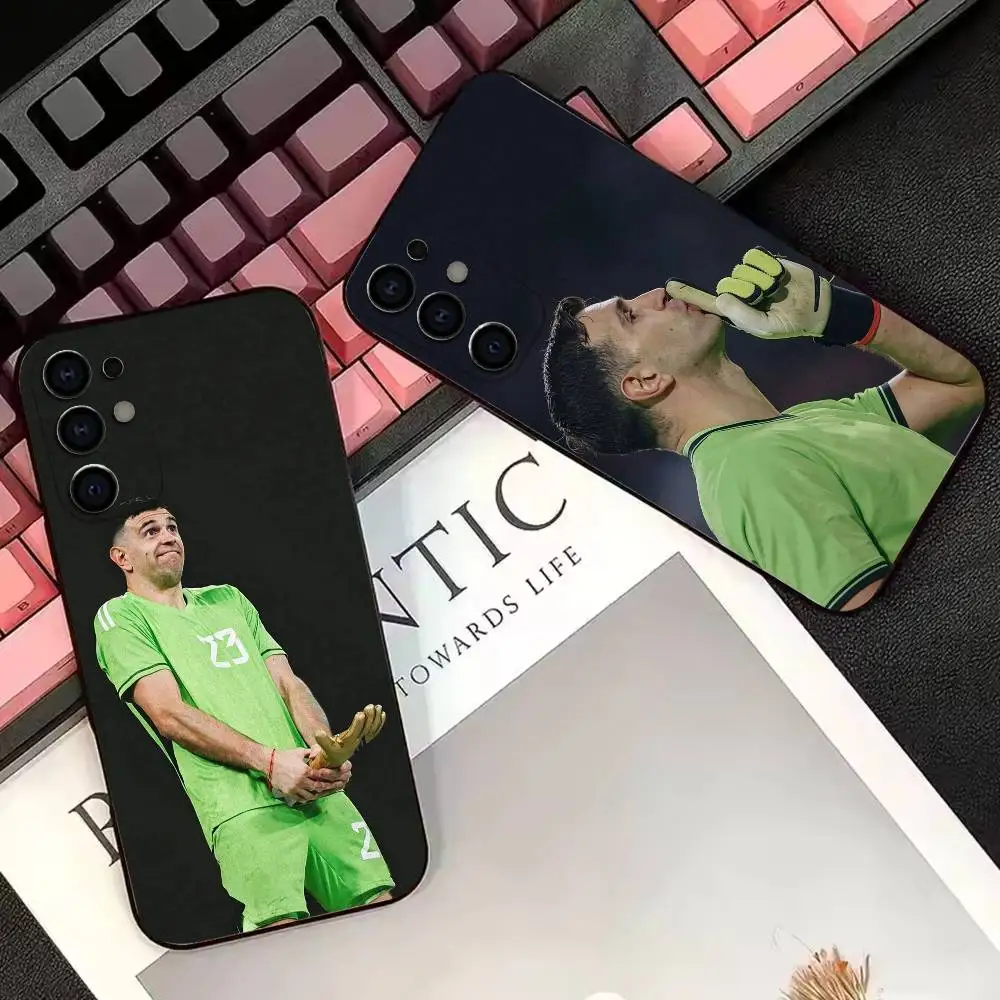 Emiliano Martinez   Phone Case For Samsung S25,S23,S22,S20,S21,S30,Ultra,Plus,Note,5G Black Cover