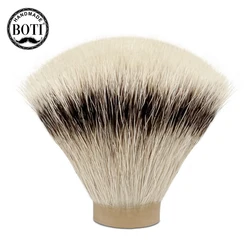 Boti Brush SHD Leader Silvertip Badger Hair Knot Shaving Brushes Gel Tip Fan Shape Men's Beard Shaving Tools