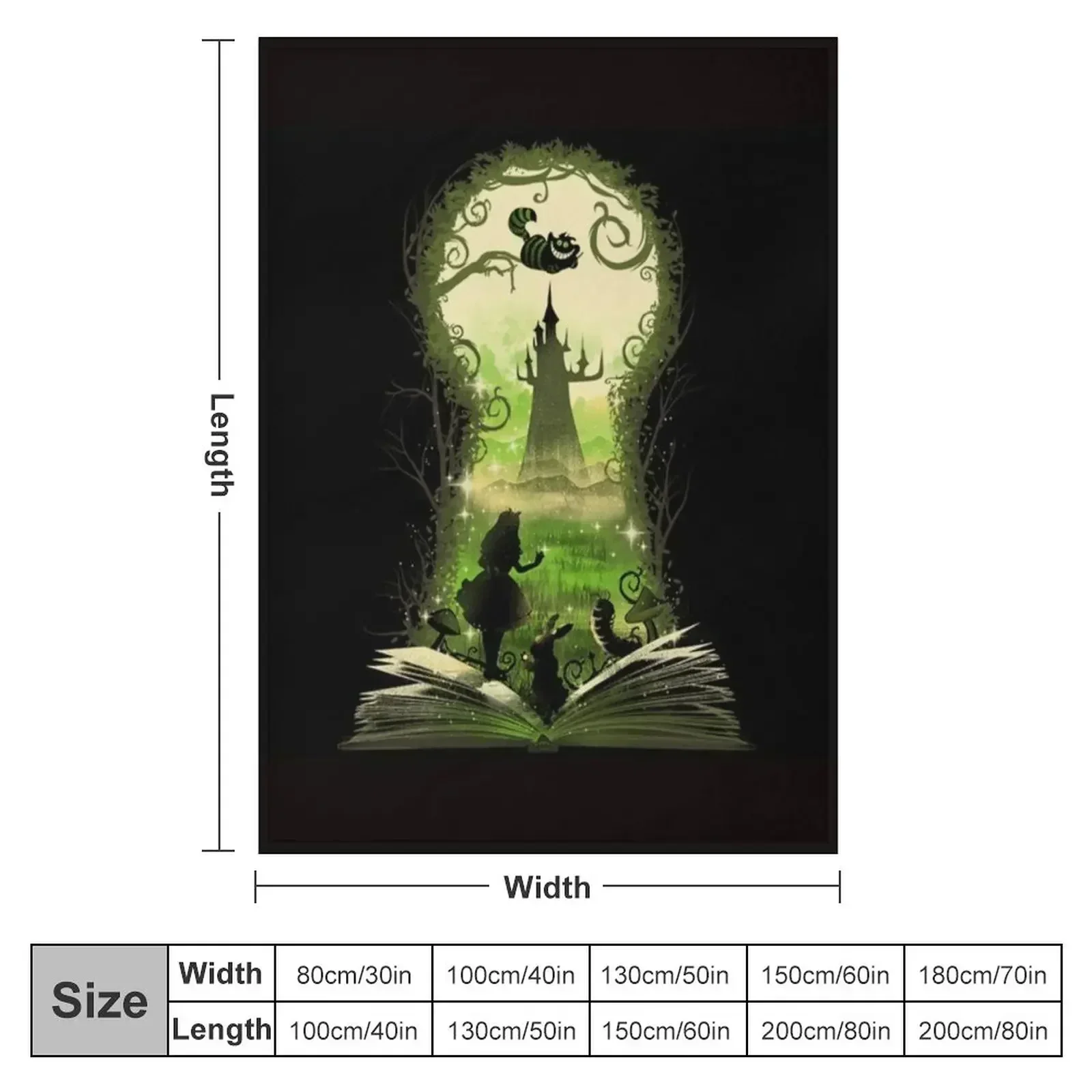 New Wonderland key Throw Blanket wednesday Luxury Thicken Flannels Thin Blankets