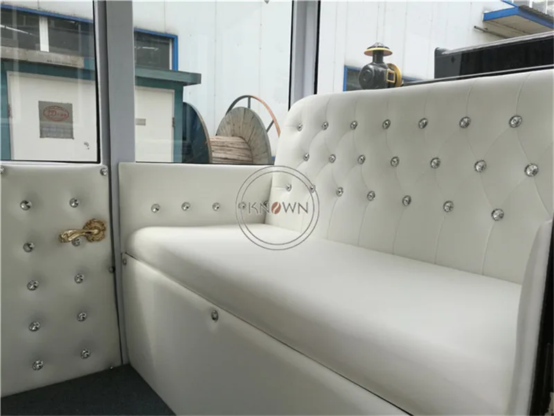 Carro de caballo plegable eléctrico Carro de turismo real para pasajeros en Europa