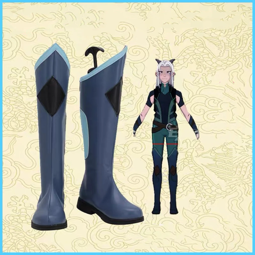 

Rayla Косплей Фильм Дракон Костюм Обувь Сапоги Хэллоуин Карнавал Вечеринка