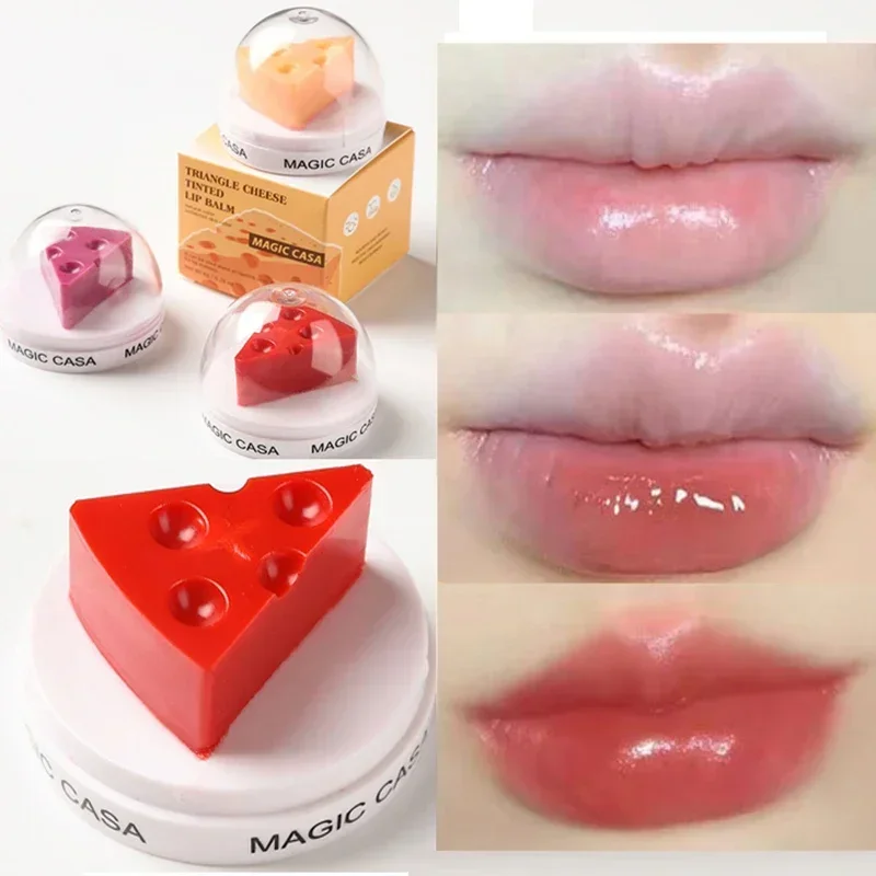 Kaasvormige Lippenbalsem Temperatuurregeling Kleurverandering Hydraterende Lippenstift Anti-Kraken Anti-Drogen Hydratatie Lipverzorging