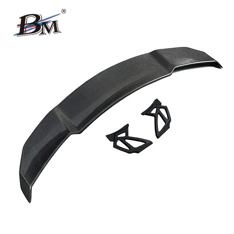 Car Spoiler For BMW F80 M3 F82 M4 M5 M6 2014UP Vorstiner Style Racing Track GT Carbon Fiber Rear Trunk Wing Lip Spoiler