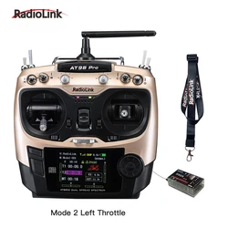 Radiolink AT9S Pro 12 Channels 2.4G RC Transmitter Radio Controller Support Crossfire Protocol with RX R9DS for Fixed Wing