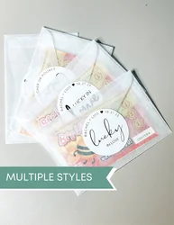 50PCS Lotto Ticket Favors, Wedding Favors, Lucky in Love Wedding Favor Stickers, Wedding Favor Sticker with Bags, Lottery Ticket