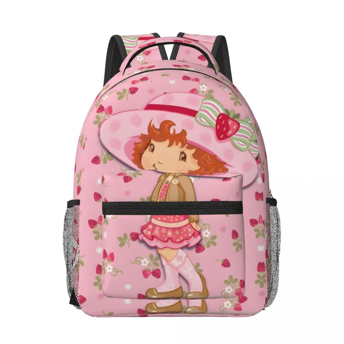

Like-Strawberry-ShortCake For Girls Boys Large Capacity Student Backpack Lightweight waterproof Backpack 17in
