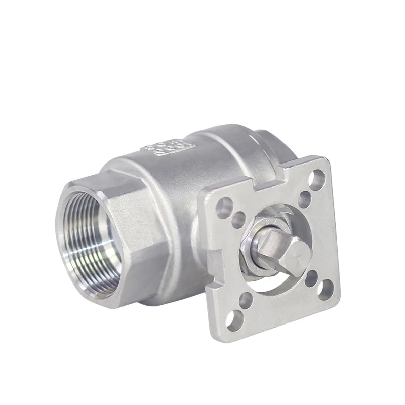 1/2' 3/4' 1' 2' Two-piece High Platform Ball Valve Stainless Steel Female Thread Q11F