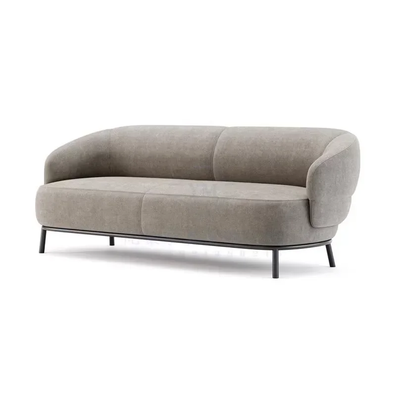 New Chinese Solid Wood Sofa Simple Hotel Clubhouse Tea House B & B Sales Office Furniture