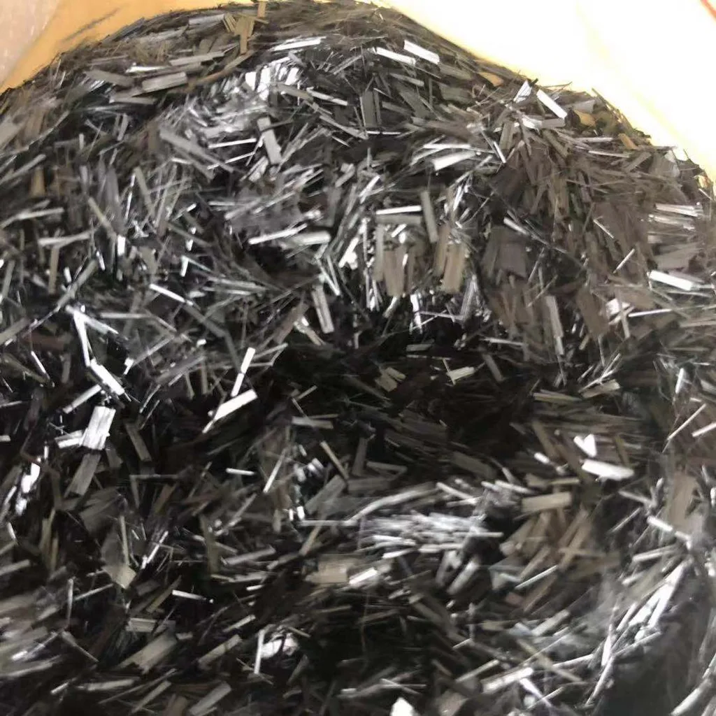 Filamentous flake Forged carbon fiber yarn strands Vacuum Hand Paste Carbon Fiber 12K 24K length 5mm 10mm 15mm 500g yarn