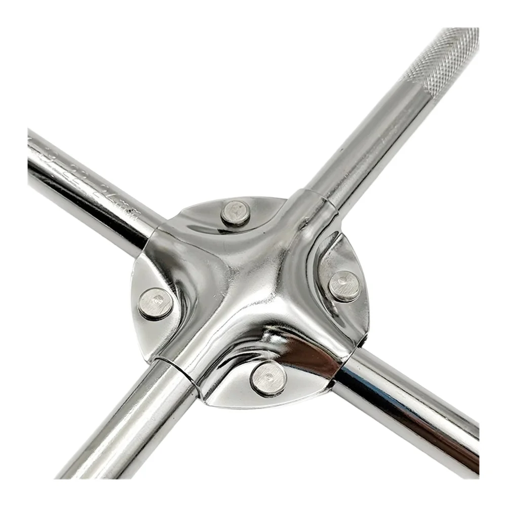 16 Inch For cross Wrench Tool Chromium Plated 45# Alloy Steel Construction for Tire Nut Removal Ergonomic Grip