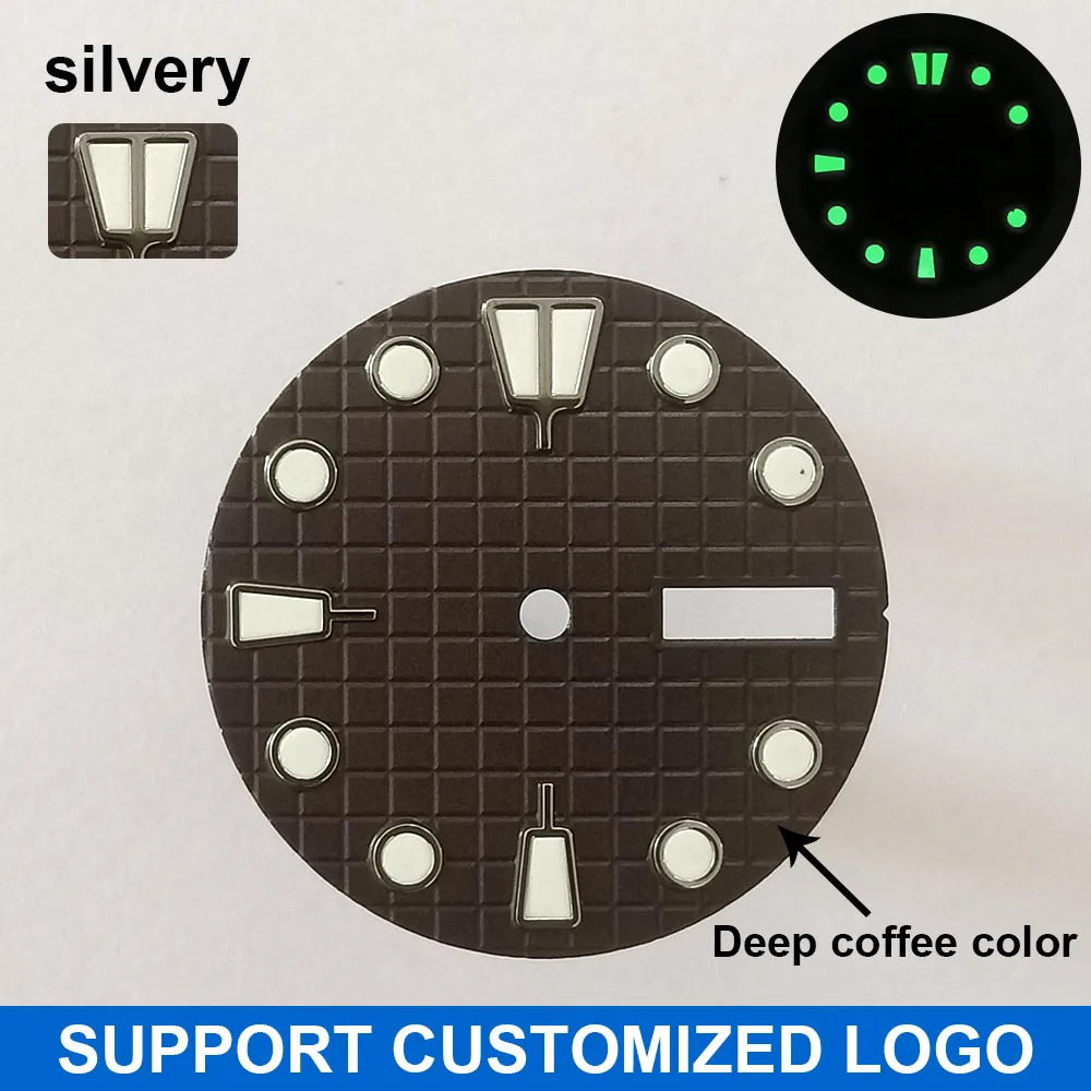 28,5 mm Zifferblatt Leuchtendes Zifferblatt Geeignet für NH-36 Uhrwerk Mechanische Uhr Montage Teile Modifikation Individuelles LOGO/Name – Detail 38