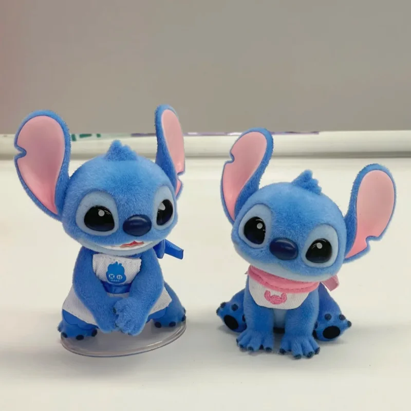 Caja ciega Original en Stock de la serie Hello Stitch, figuras Kawaii, adorno de caja misteriosa, regalo de cumpleaños para niñas y niños