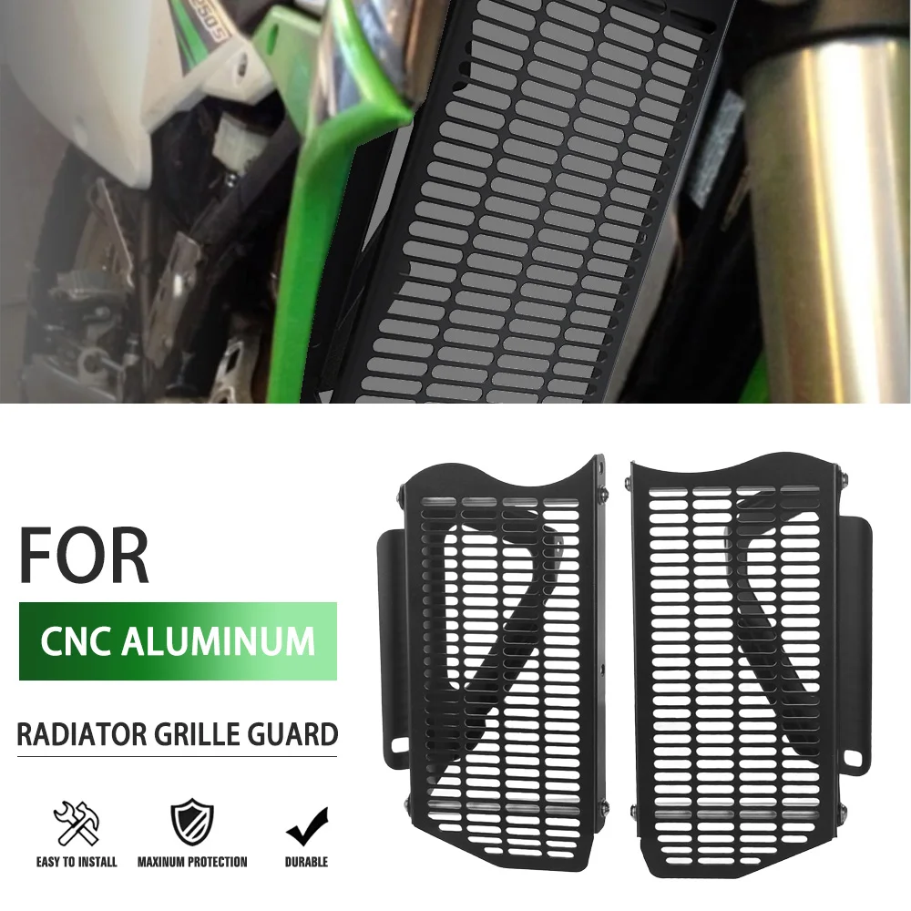 

Motorcycle Radiator Grille Guard Cover Protector FOR KAWASAKI KLX250S KLX250SF 2009 2010 2013 2014 2015 2016 2017 2018 2019 2020