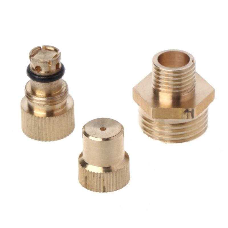 Brass High Atomization Nozzles Gardenings Misting Nozzles Cooling Watering Tool