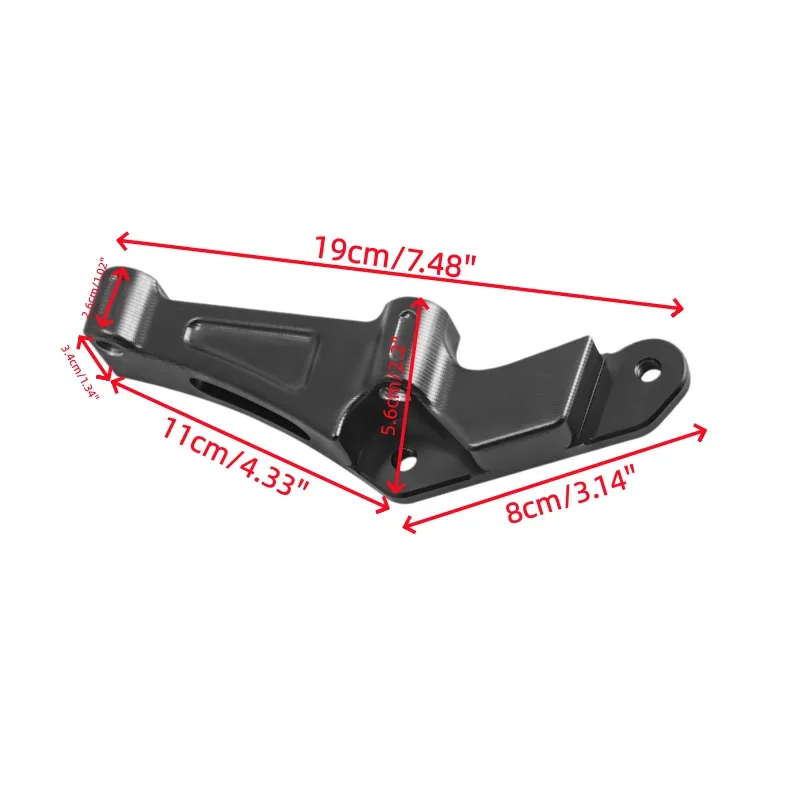 Motorcycle Caliper Adapter Code Brake Caliper Rotor Adapter Brackets for Yamaha XMAX300 XMA X300 2023 2024