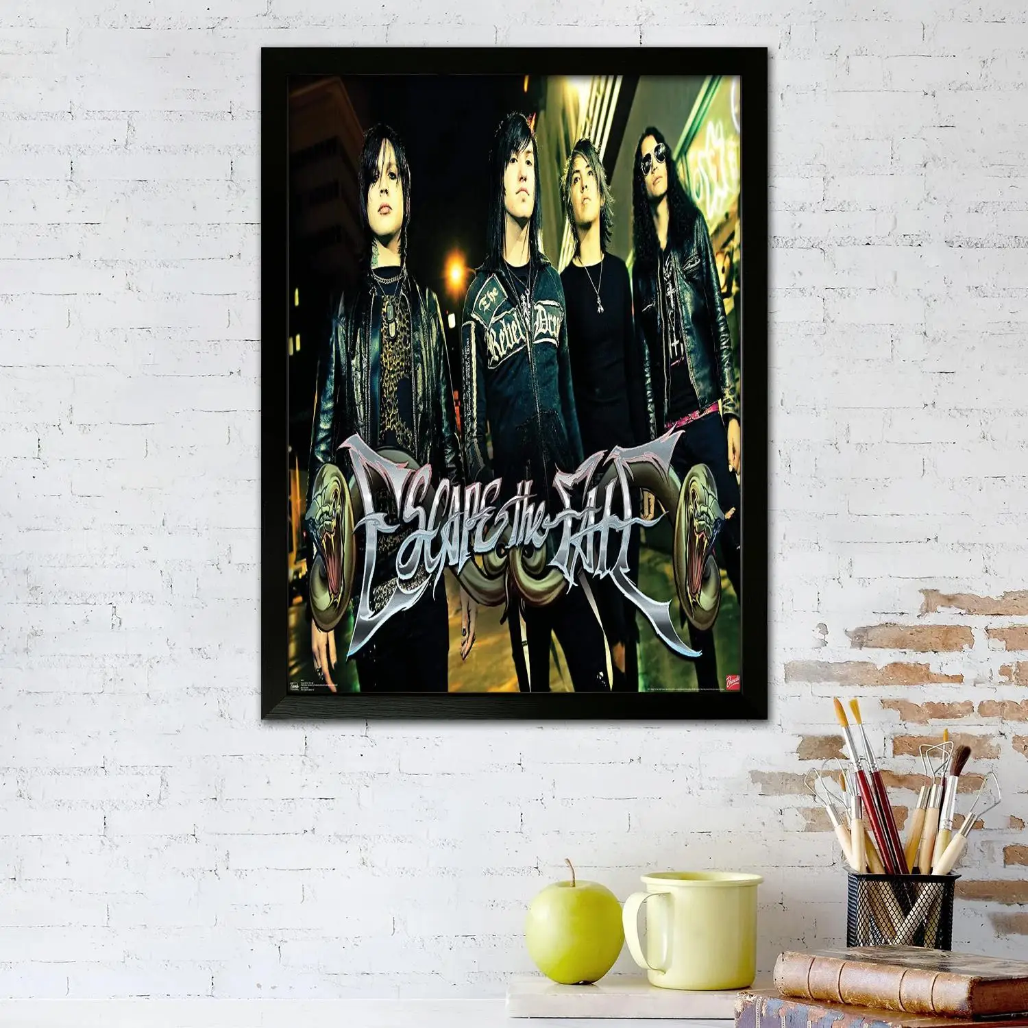 Escape The Fate Canvas Art Poster, Wall Art, Picture Print, Modern Family, Bedroom Decor, Posters,Decorative painting