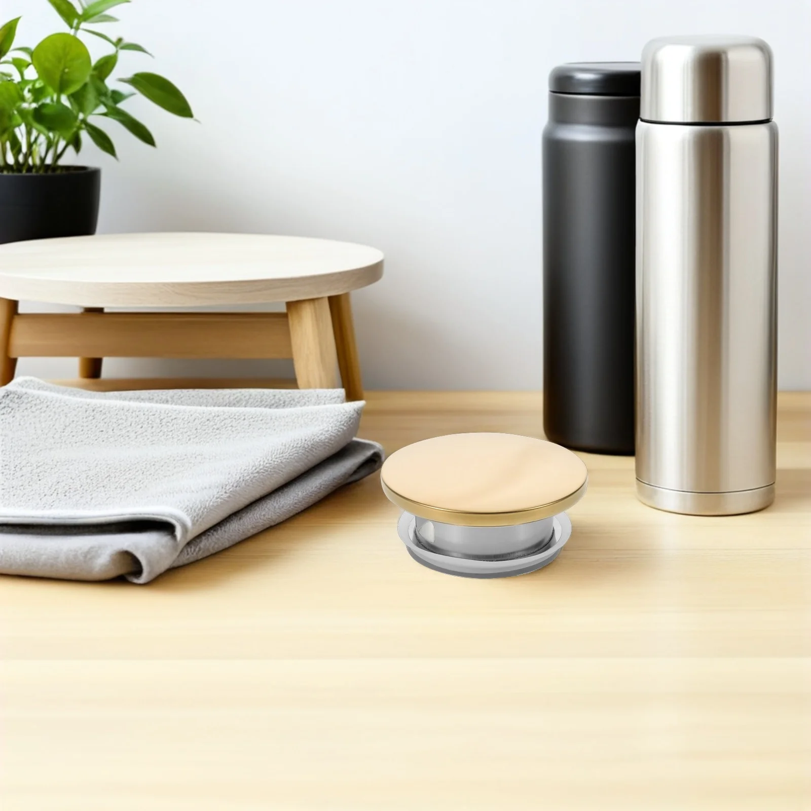 

Крышка для кувшина для холодной воды: металлическая замена для кухонного кувшина, многоразовая герметичная крышка, совместимая с бутылкой для воды на галлон