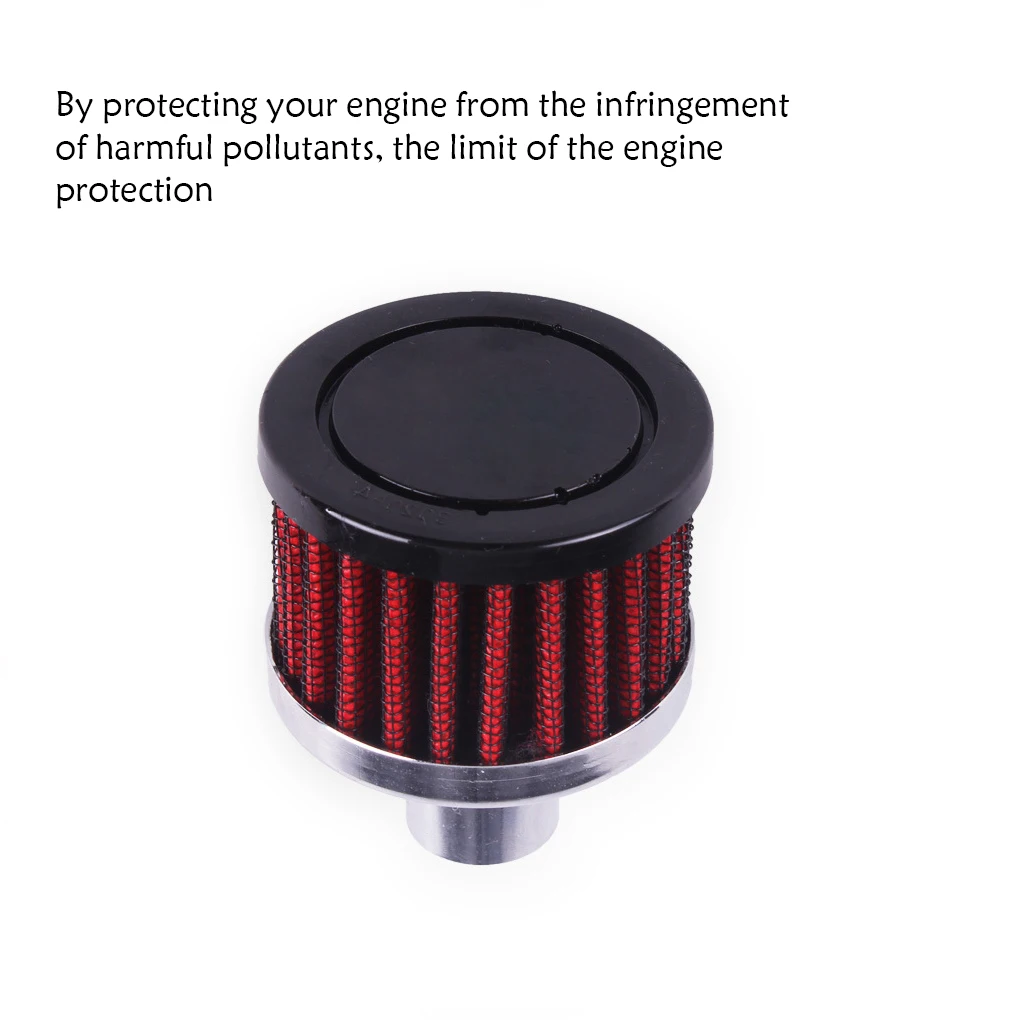 Car Air Filter Portable High Flows Crankcase Vent Cover Professional Mini Breather Filters Automobiles Filters for Motorcycle