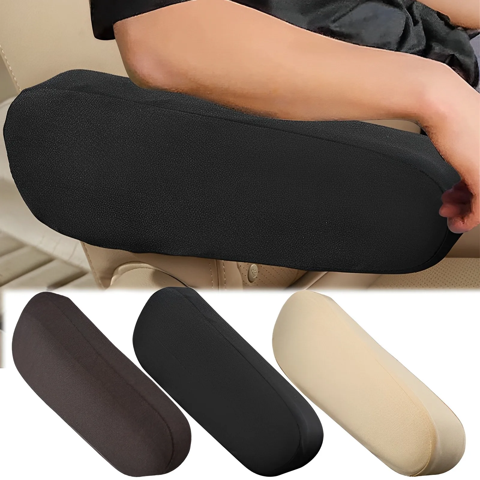 1/2pcs Car Seat Armrest Gloves Universal Auto Center Console Armrest Protective Cover Car Seat Soft Comfortable Dustproof Covers