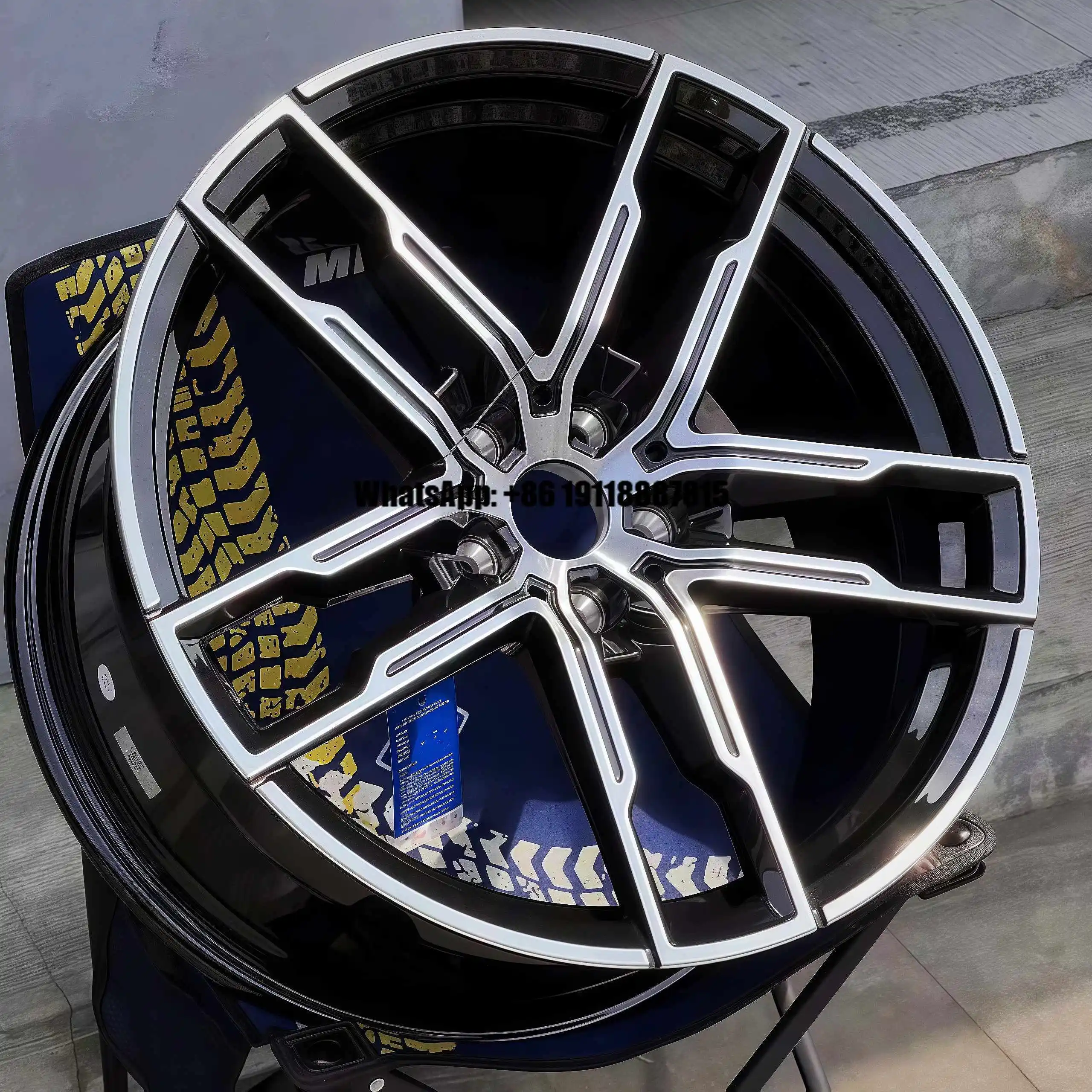 

For BMW M3 G80 M4 G82 M2 G87 F87 KW Forged 5x120 5x112 in STOCK Wheels 19 20 Inch Rims Gunmetal Machine Alloy Car Wheels