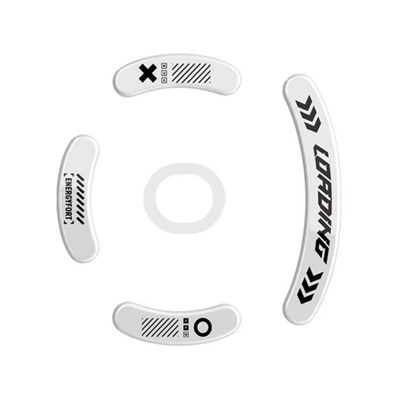 ملصق ماوس اللعبة زلاجات الفأرة الزجاجية وأقدام الماوس لزيادة دقة GPW1