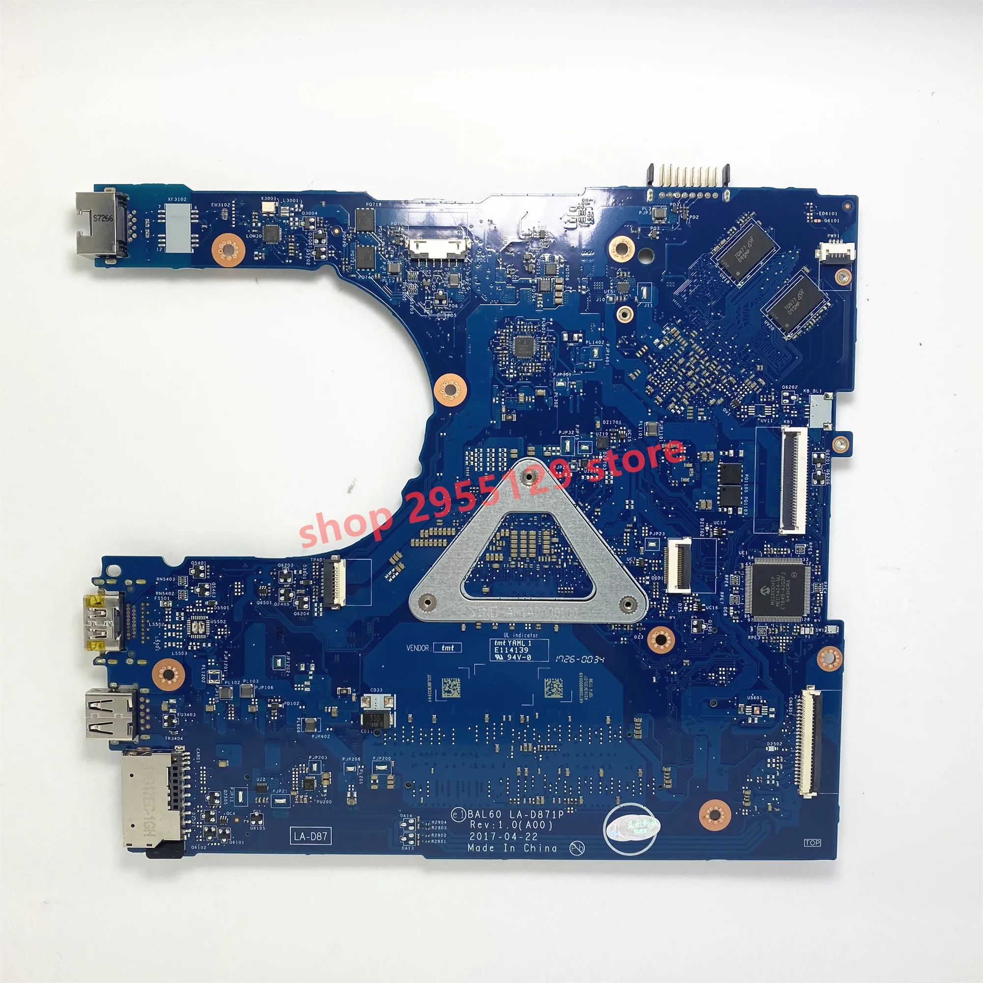 CN-09DT3W 09DT3W 9DT3W Mainboard For DELL Inspiron 5468 5000 Laptop Motherboard BAL60 LA-D871P With i7-7500U CPU 100%Tested Good