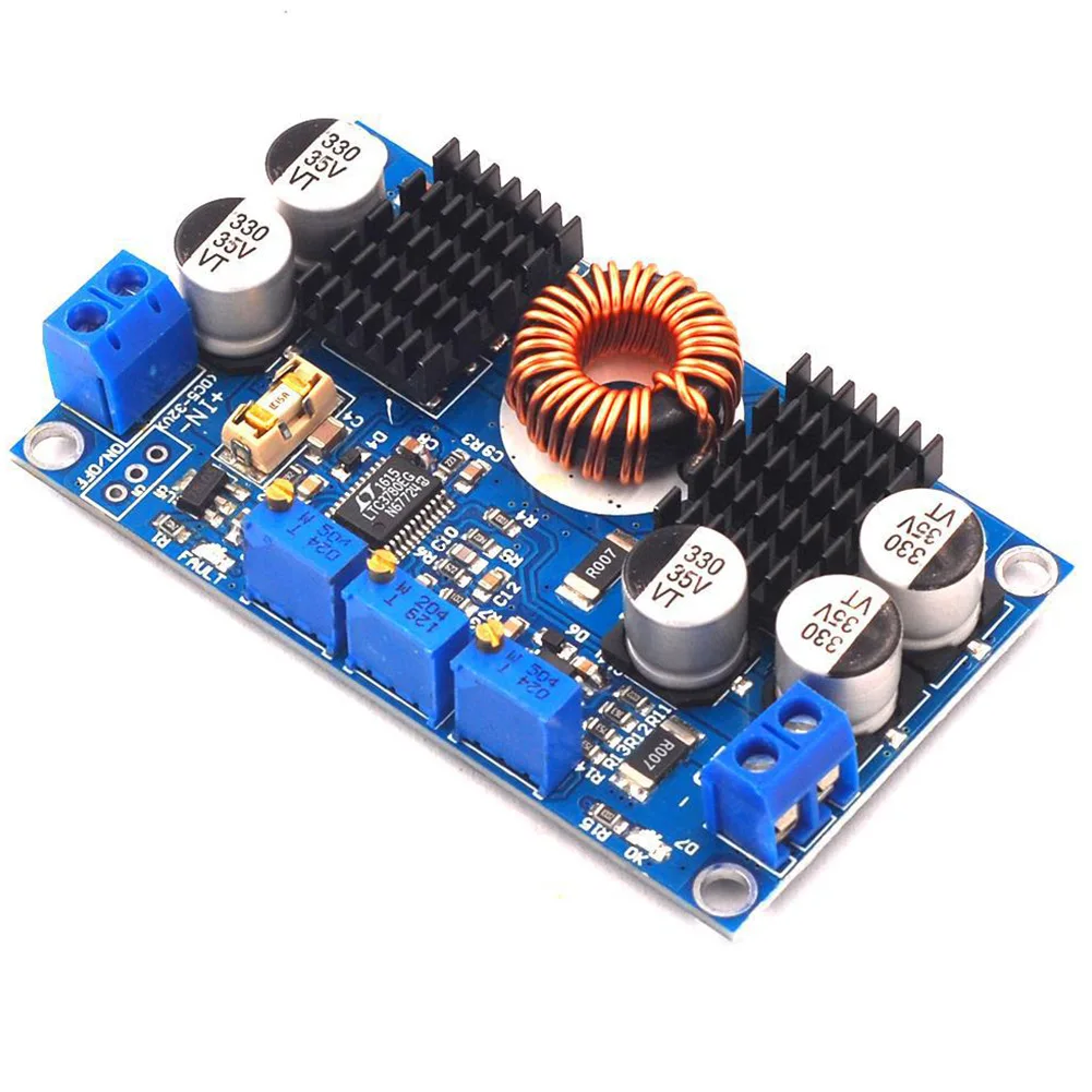 /DC /DC /5V 32V To 1V 30V 10A Automatic Step Up Down Regulator Module With Fuse For Solar Vehicle Notebook Power Supply Charging