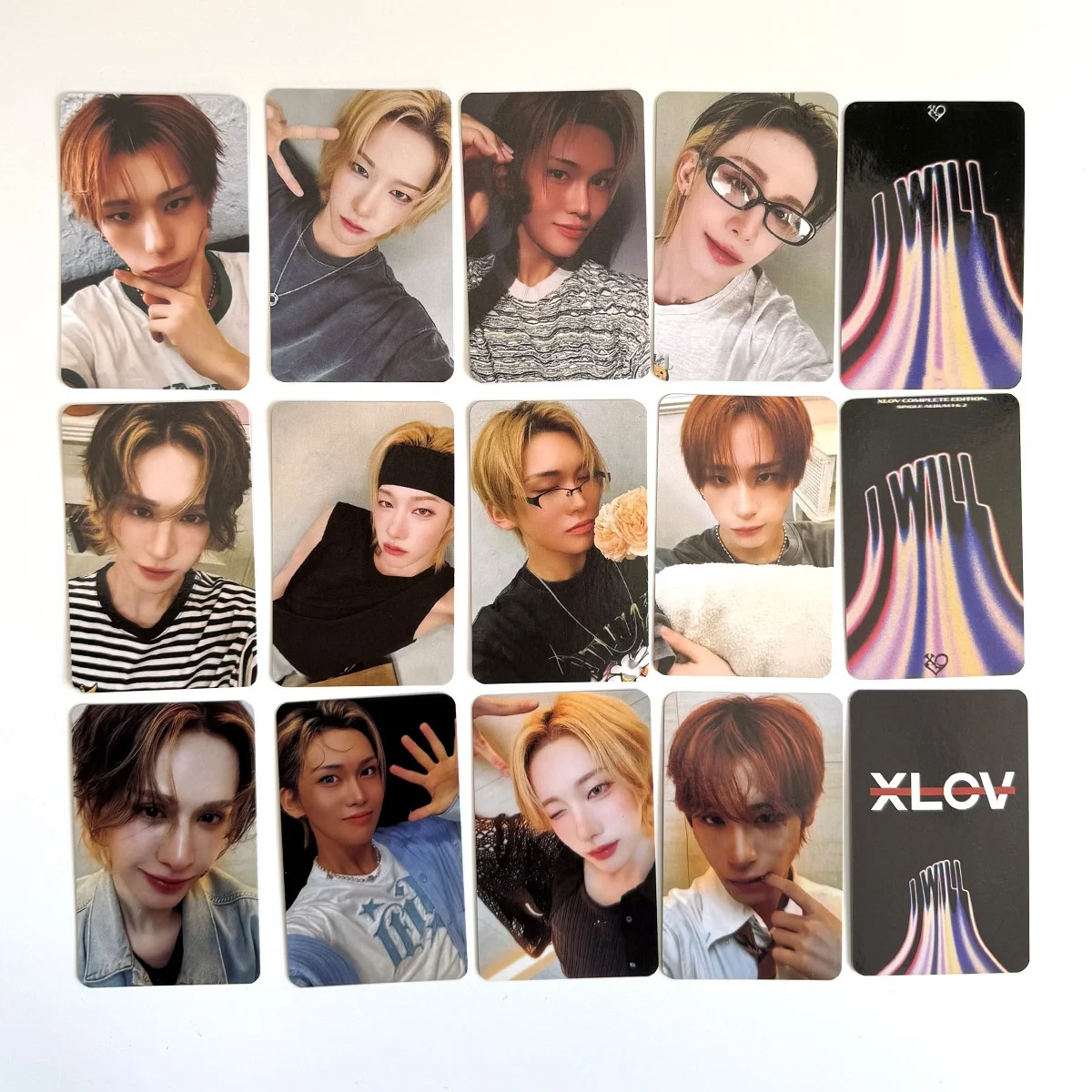 

Kpop XLOV Album I WILL Photocard JUMP UP YES 24 KTOWN4U Ver Special Card INS Korean Style LOMO Card Rui Haru Fans Collection