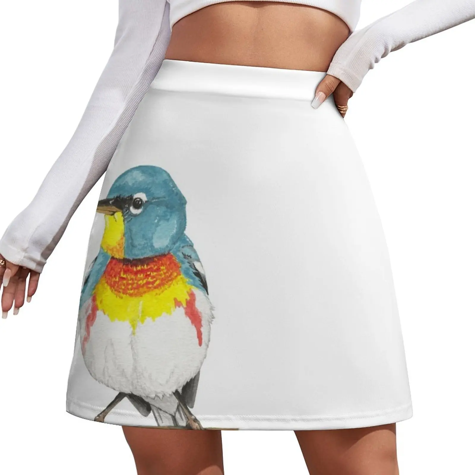 

Northern Parula Mini Skirt summer dress women 2026 Women's summer skirts mini denim skirt