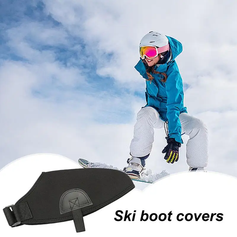 Boot Covers for Skiing Weather-Resistant Unisex Boot Covers Insulated Ski Accessories Ski Boot Warmer for Skiers Winter Sport