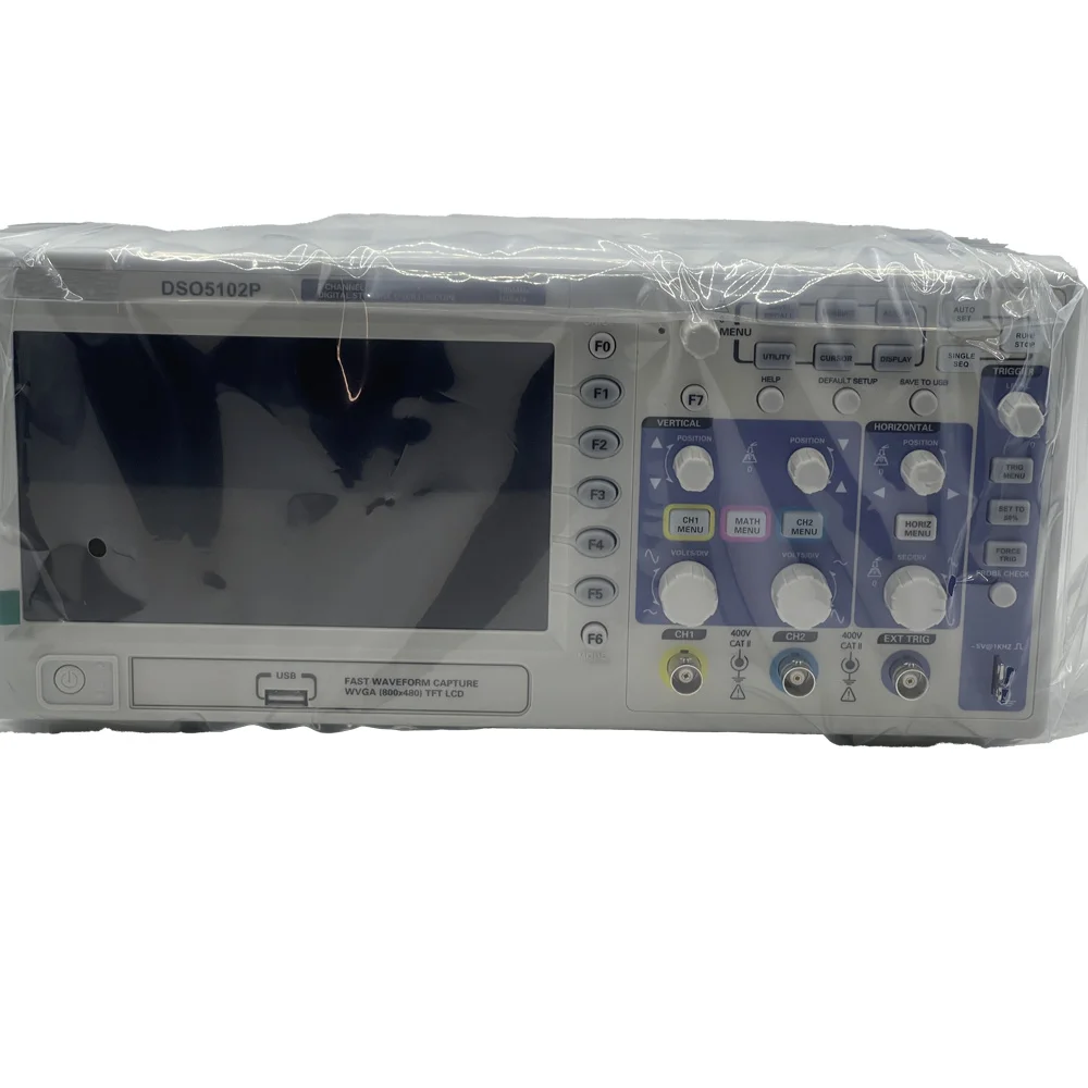 Nuevo osciloscopio de almacenamiento Digital DSO5102P 100mhz 2 canales osciloscopio Usb de banco DSO5102P