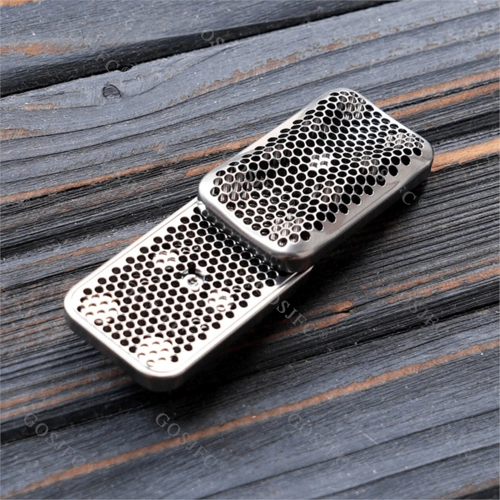 Dense de corail ajourée en titane, curseur de poussée illimité, jouet anti-Stress pour adultes