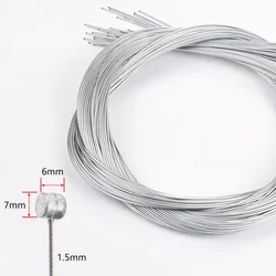 Stainless Steel Bike  Front Rear Brake Derailleur Cable             Line Core Replacement For MTB Bike Road Bicycle 1.5mm*1800mm