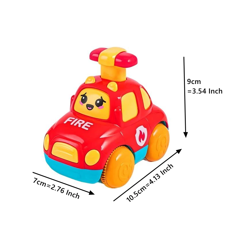 Nieuwste 9-items / veel miniatuur vuurautomodel snelle verzending educatieve accessoires schietrekwisieten voor kinderen volwassen doe-het-zelf