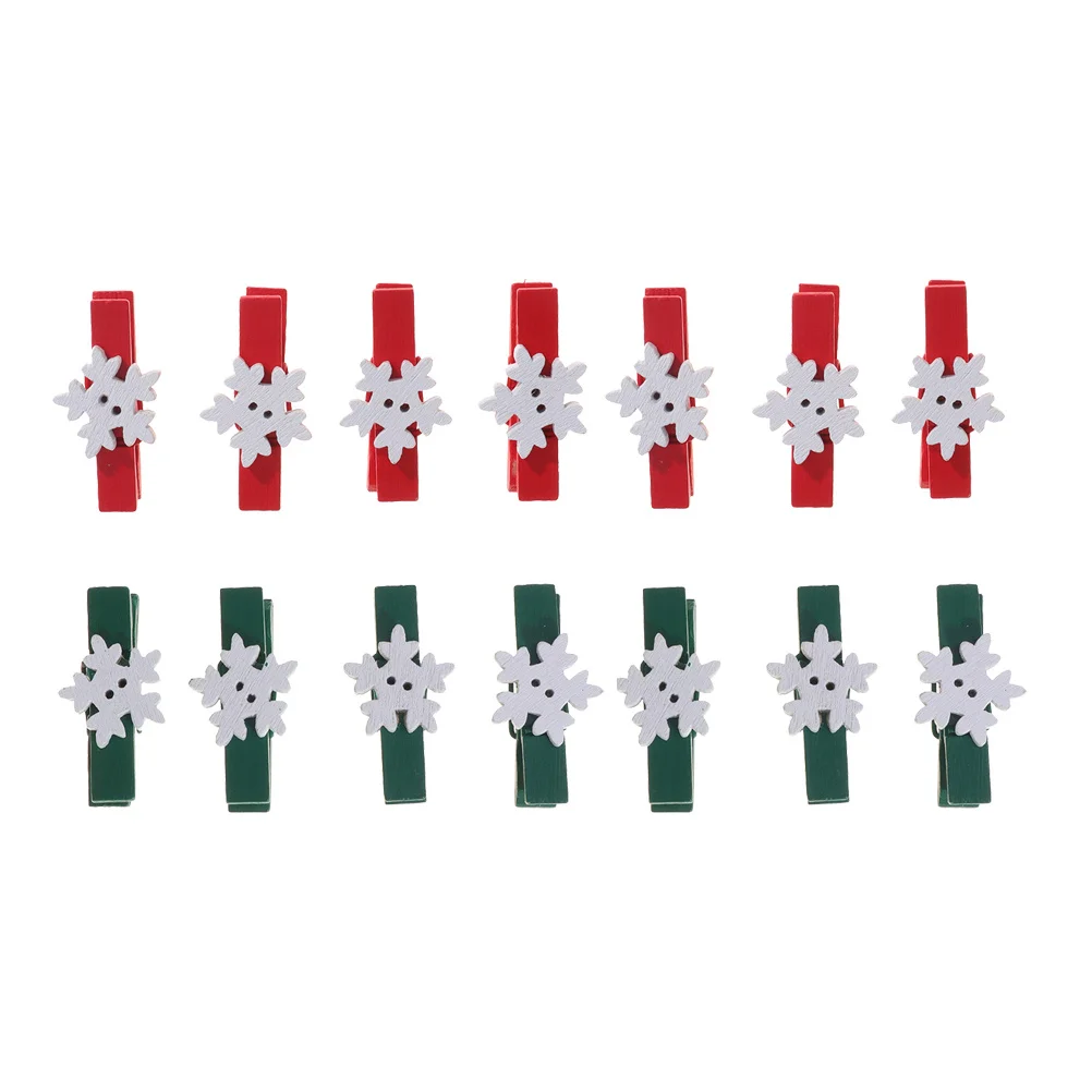 

100Pcs Colorful Wooden Clips for Holiday Home Decor Christmas Tree Embellishment DIY Message Clip School Project Supplies