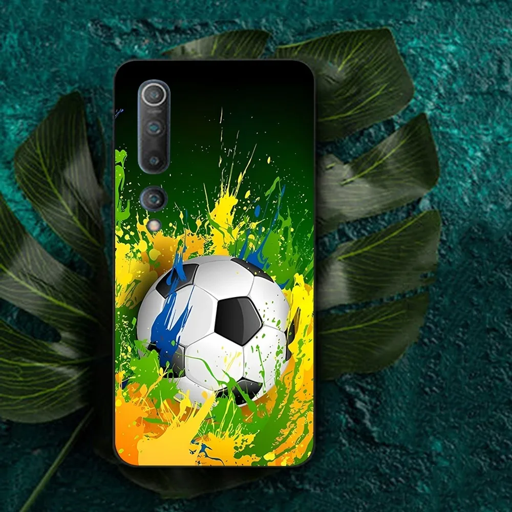 Football Soccer Ball Design Phone Case For Redmi Note 4 X 5 A 6 7 8 Pro T 9 Pro 9S 10 Pro 11 Pro 11S 11Epro PocoM3pro