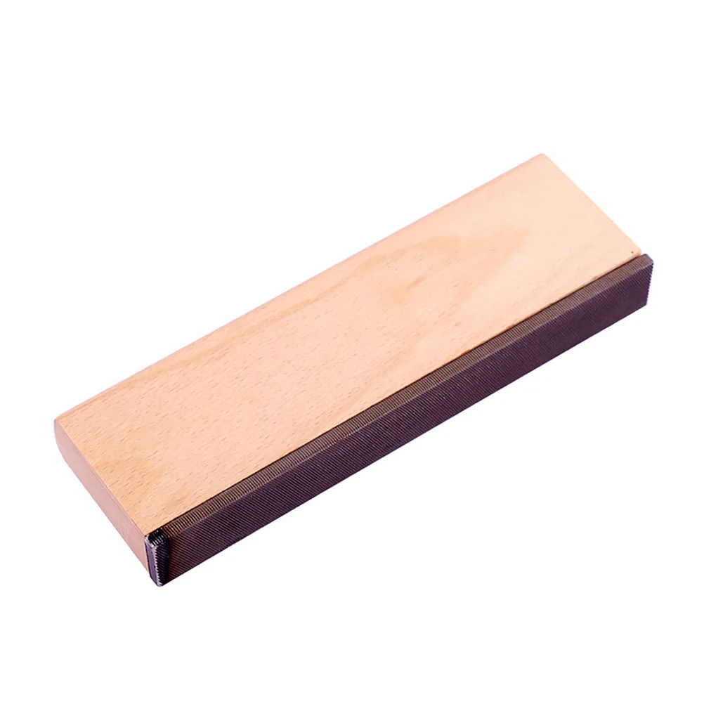 

Guitar Fret File Wood Handle Polishing Tool Durable AntiDeform For Ukulele Guitar Sanding Fret Leveling Accessories