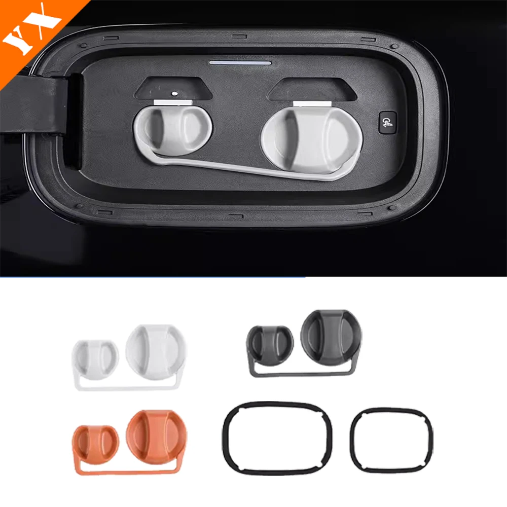 

For AITO M9 Accessories 2024 2025 Car Fuel Tank Port Charging Port Dustproof And Waterproof Sealing Rubber Ring Protective Cover