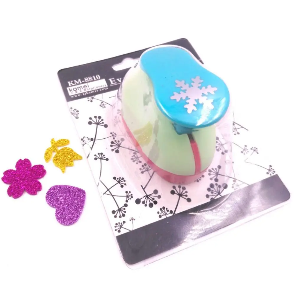 Creative Plastic Paper Hole Punch Different Shapes Hole Punch Multicolored Punch Set Shape Punch Craft Set DIY Crafting