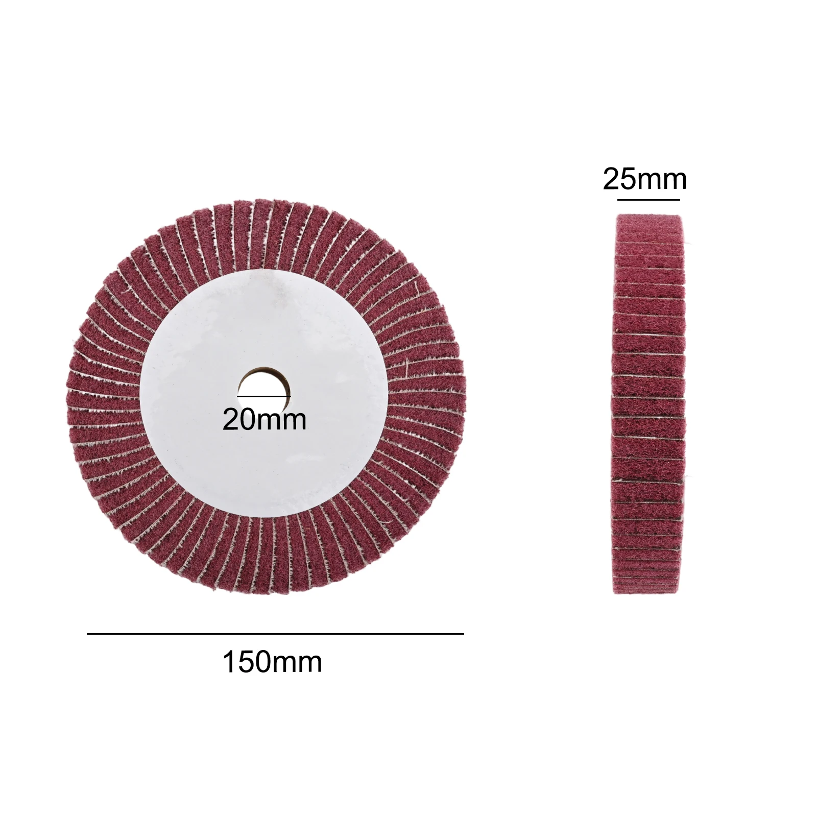 Nylon Abrasive Polishing Disc 150mm with Cold Cutting Feature for Enhanced Performance in Rust Removal Applications