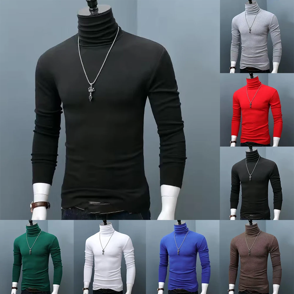 Men\\\\\\\'s Winter Top High Collar Long Sleeve Available In L To 3XL Brand New Condition Chest Measurement Length Measurement