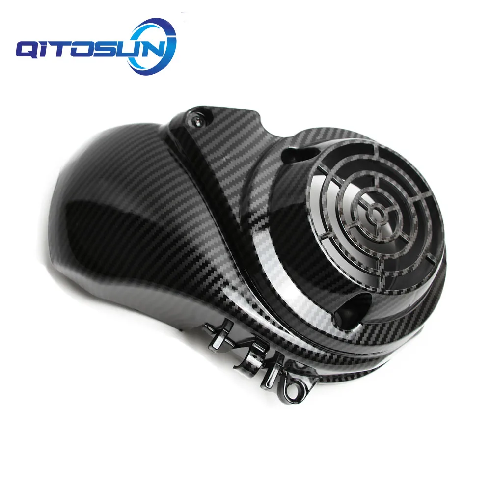 Motorcycle Accrssories Parts Scooter for DIO ZX50 AF34 AF35 Fan Cover Cooling Fan Cover Carbon Color