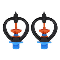 Adjustable Flow 360-Degree Spray Efficient Water Distribution For Horticulture 360 Degree Rotating Nozzle Plant Watering